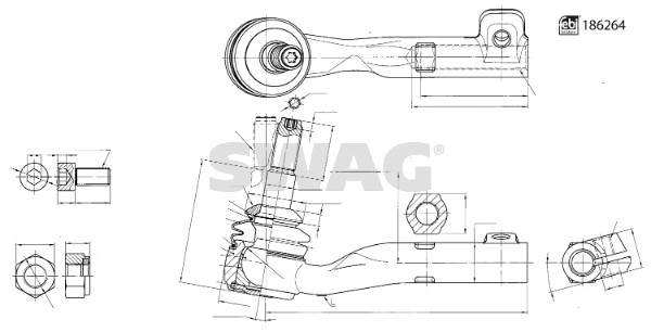 Tie Rod End (33 11 0333)
