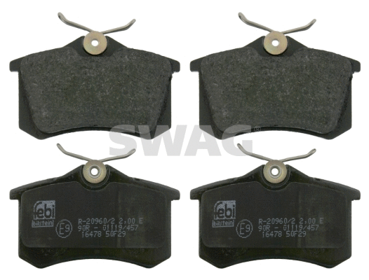 Brake Pad Set, disc brake (30 91 6478)