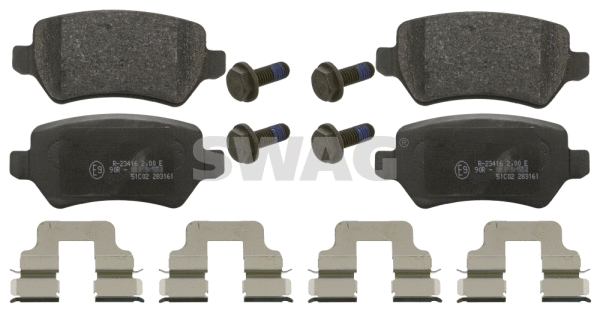 Brake Pad Set, disc brake (40 91 6511)