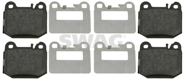 Brake Pad Set, disc brake (10 91 6437)