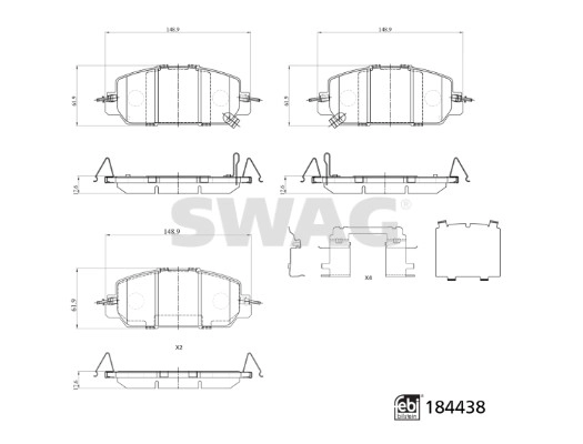 Brake Pad Set, disc brake (33 10 9372)