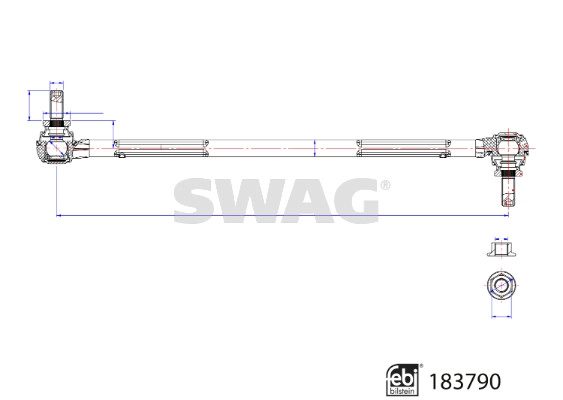 Link/Coupling Rod, stabiliser bar (33 10 9691)
