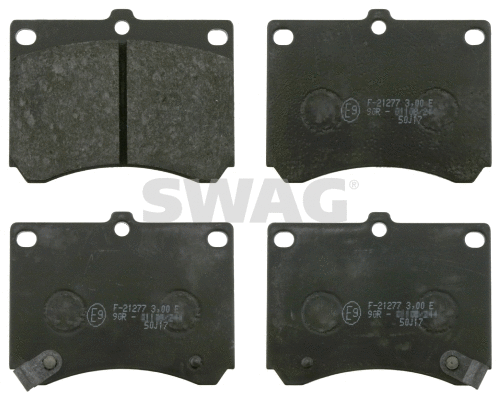 Brake Pad Set, disc brake (83 91 6499)