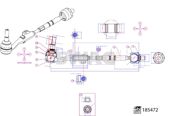 Tie Rod (33 10 9934)