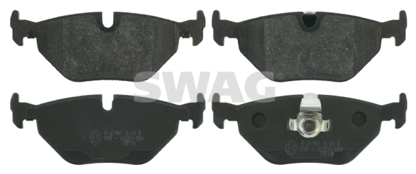 Brake Pad Set, disc brake (20 91 6190)
