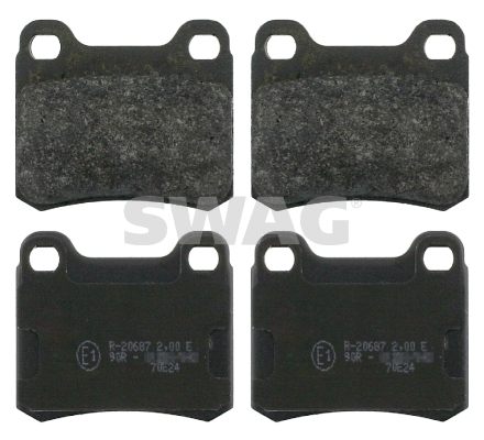 Brake Pad Set, disc brake (10 91 6154)