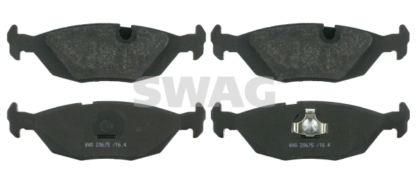 Brake Pad Set, disc brake (20 91 6141)