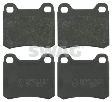 Brake Pad Set, disc brake (10 91 6156)