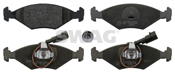 Brake Pad Set, disc brake (72 11 6101)