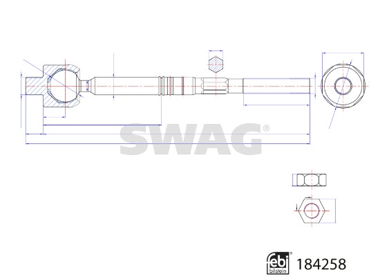 Inner Tie Rod (33 10 9334)