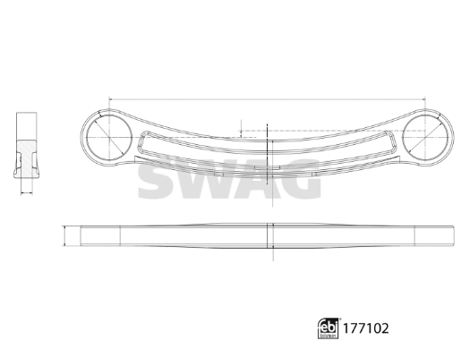 Control/Trailing Arm, wheel suspension
