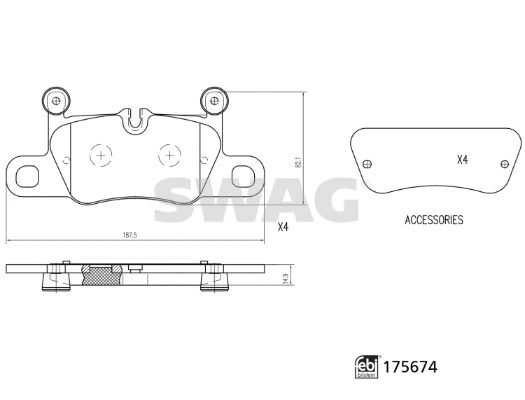 Brake Pad Set, disc brake