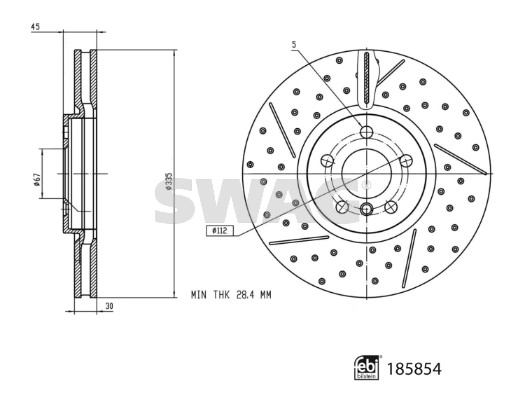 Brake Disc (33 11 0123)