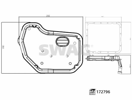 Hydraulic Filter Kit, automatic transmission (33 10 1492)