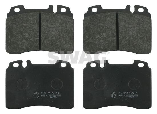 Brake Pad Set, disc brake (10 91 6247)