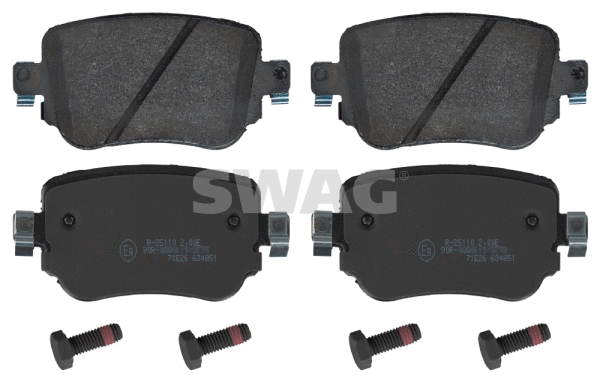 Brake Pad Set, disc brake (30 91 6912)