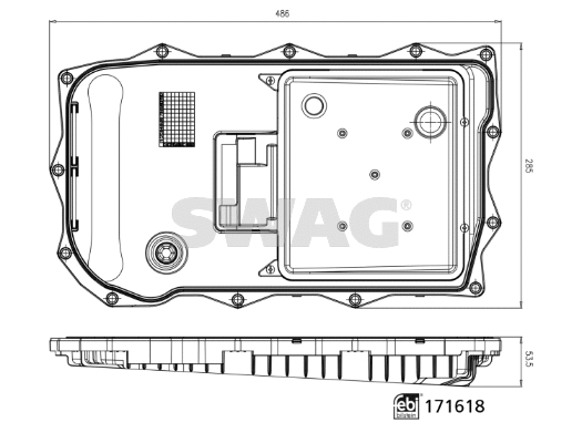 Hydraulic Filter, automatic transmission (33 10 0984)