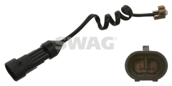 Warning Contact, brake pad wear (37 93 5450)