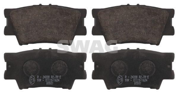 Brake Pad Set, disc brake (81 91 6651)