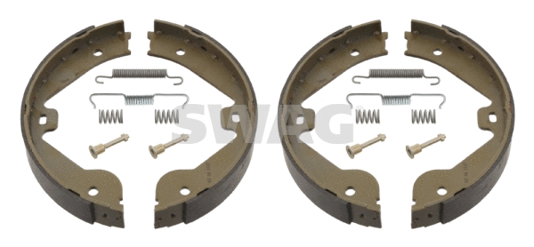 Brake Shoe Set, parking brake (10 92 8730)
