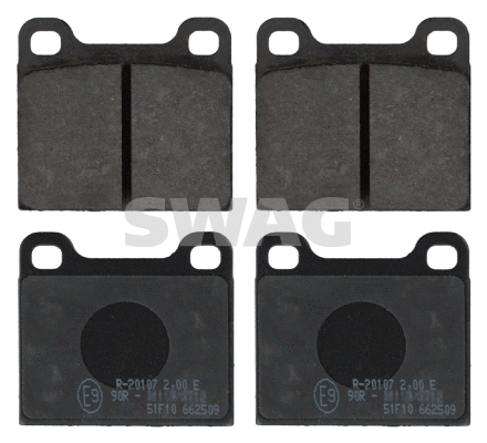 Brake Pad Set, disc brake (10 91 6290)