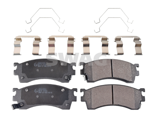 Brake Pad Set, disc brake (83 91 6198)