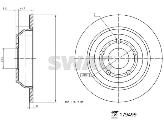 Brake Disc (33 10 4934)