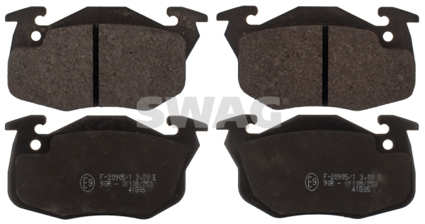 Brake Pad Set, disc brake (62 11 6043)