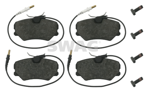 Brake Pad Set, disc brake (62 91 6258)