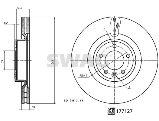 Brake Disc (33 10 3918)