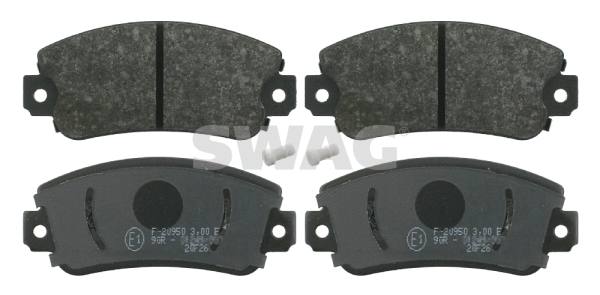 Brake Pad Set, disc brake (70 91 6077)
