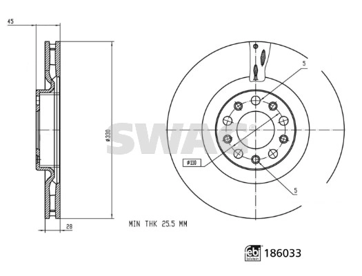 Brake Disc (33 11 0199)