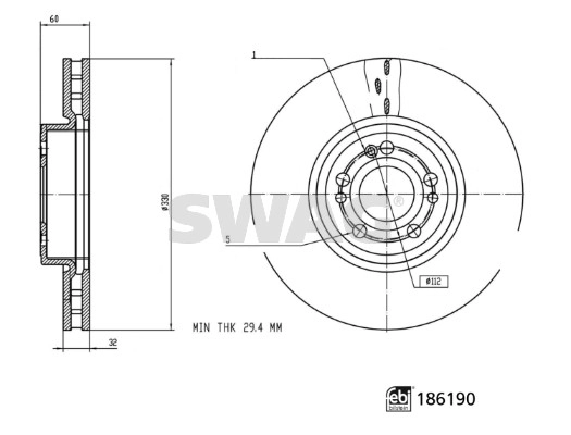 Brake Disc (33 11 0299)