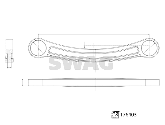 Control/Trailing Arm, wheel suspension