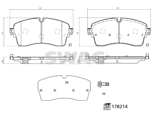 Brake Pad Set, disc brake