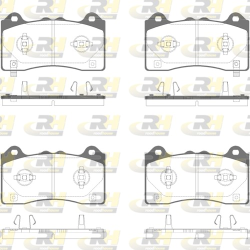 Brake Pad Set, disc brake (21736.12)