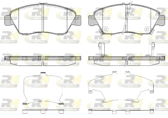 Brake Pad Set, disc brake (2418.32)