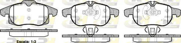 Brake Pad Set, disc brake (2888.40)
