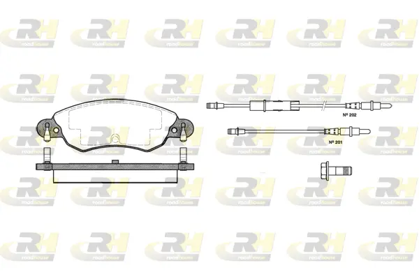 Brake Pad Set, disc brake (2829.04)
