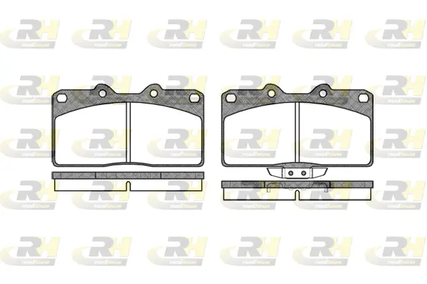 Brake Pad Set, disc brake (2355.02)