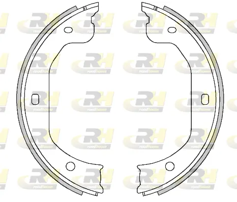 Brake Shoe, parking brake (4480.00)