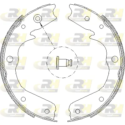 Brake Shoe, parking brake (4709.00)