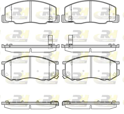 Brake Pad Set, disc brake (2636.04)