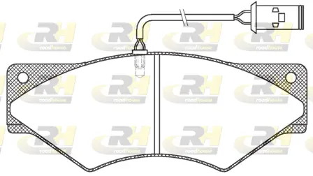 Brake Pad Set, disc brake (JSX 2436.40)