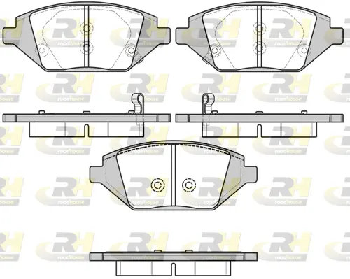 Brake Pad Set, disc brake (21686.02)