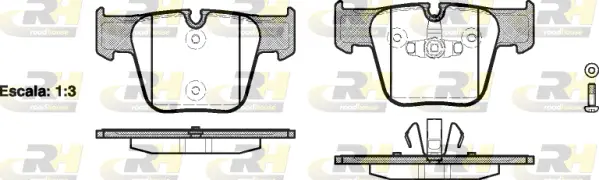 Brake Pad Set, disc brake (21218.00)