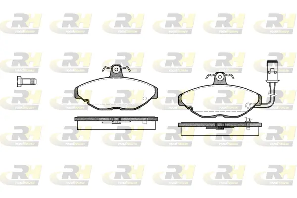 Brake Pad Set, disc brake (2169.01)