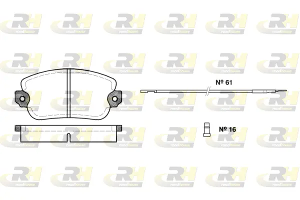 Brake Pad Set, disc brake (2024.02)