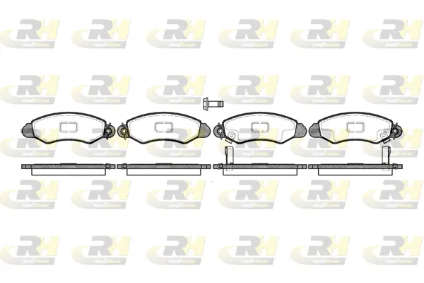 Brake Pad Set, disc brake (2702.02)