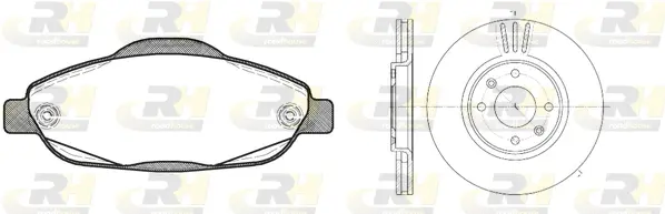 Brake Kit, disc brake (81323.00)
